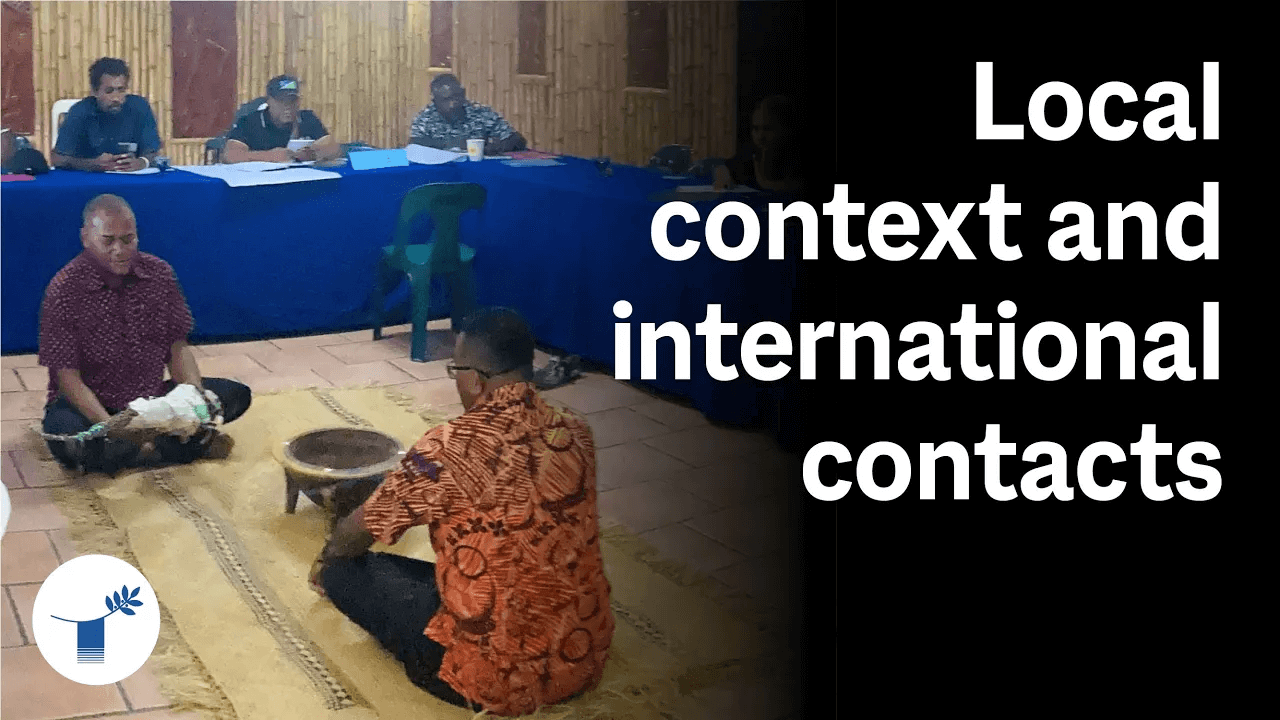 Local context and international contacts | Paulo Baleinakorodawa & Alex Azarov