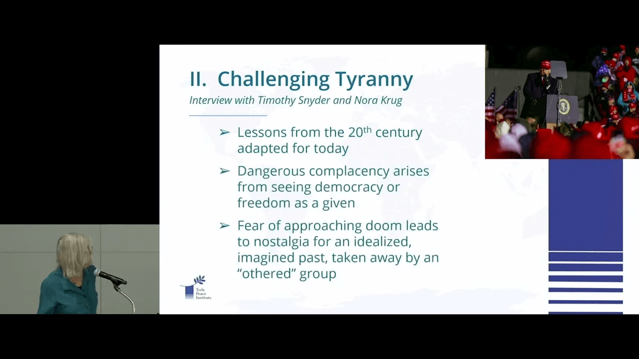 Olivia Stokes Dreier │ Toda Peace Institute Panel Discussion │ 27 Jan 2023